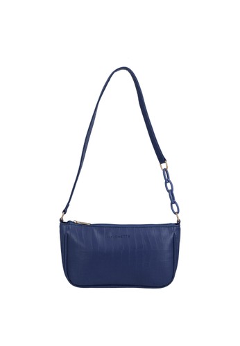 Jual Mayonette Mynt By Mayonette Vanda Shoulder Bag Vintage Croco Bag Tas Wanita Terbaru 2021 Navy Original Zalora Indonesia