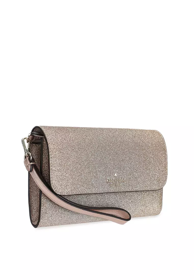 Kate Spade Shimmy Glitter Boxed Medium Wristlet (hz) 2024 Buy Kate