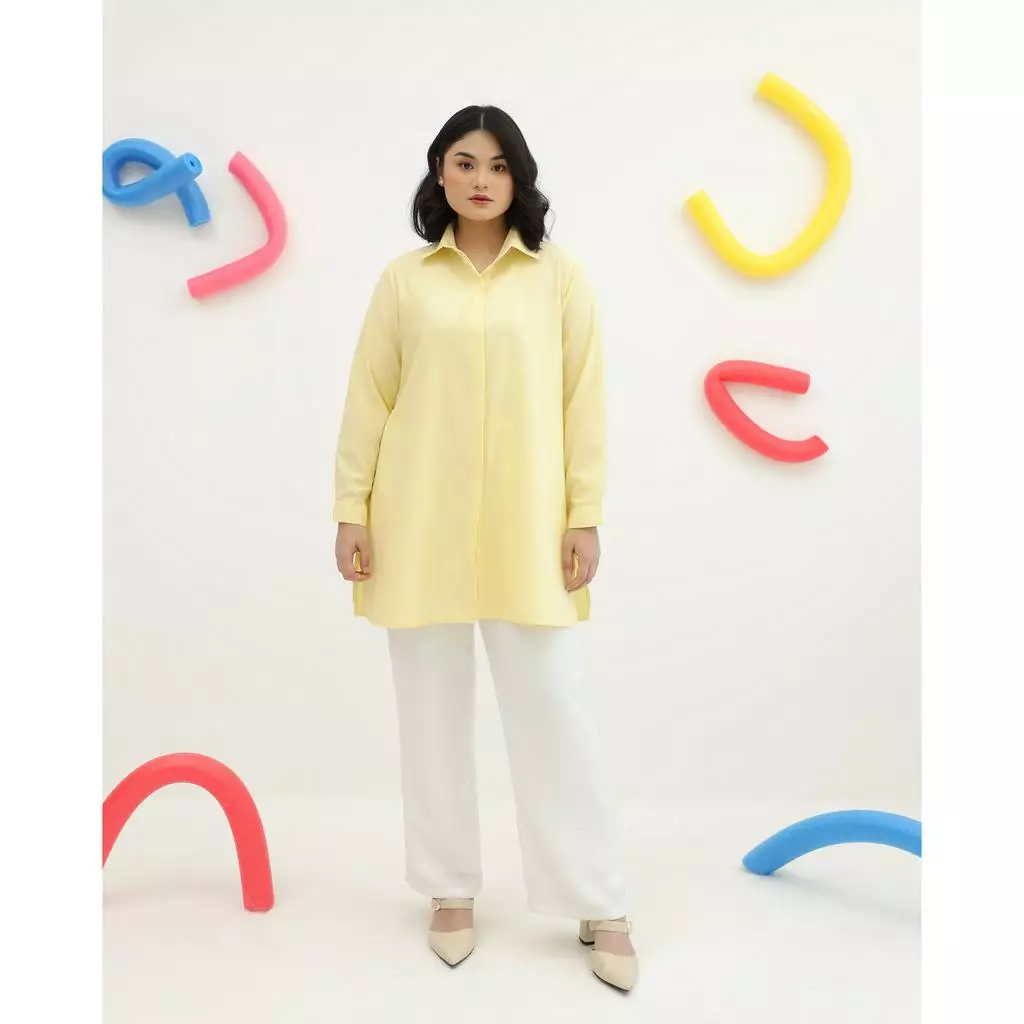 Geulis.id DAILY TUNIC YELLOW SERIES (1 warna) Tunic - YELLOW