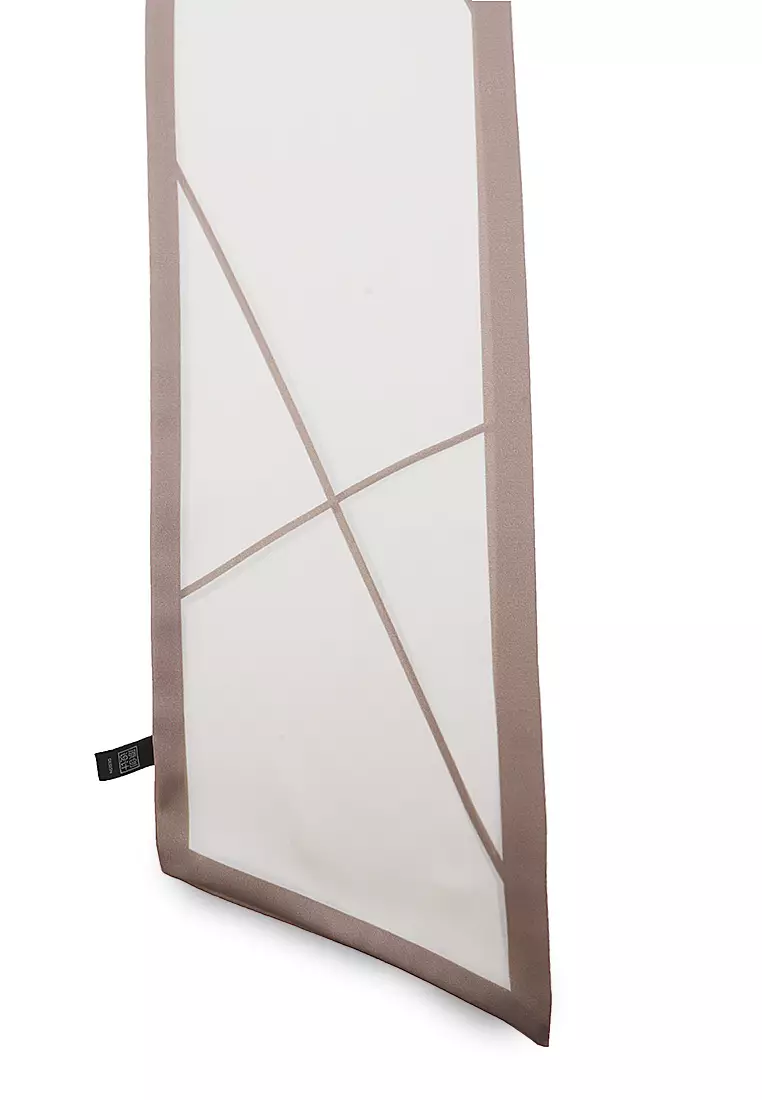 Scraf Tas Dual Tone Color Design Casual Aksesoris Bag Wanita Premium Quality - Khaki