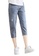 A-IN GIRLS blue Elastic Waist All-Match Jeans 7E202AAD0C66F8GS_1