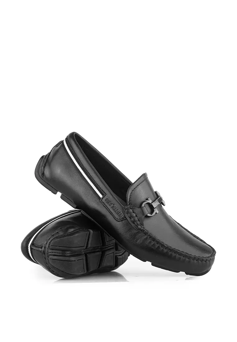 Sepatu Casual Pria Loafer Moccasin Gino Mariani Bartoli 12 Black
