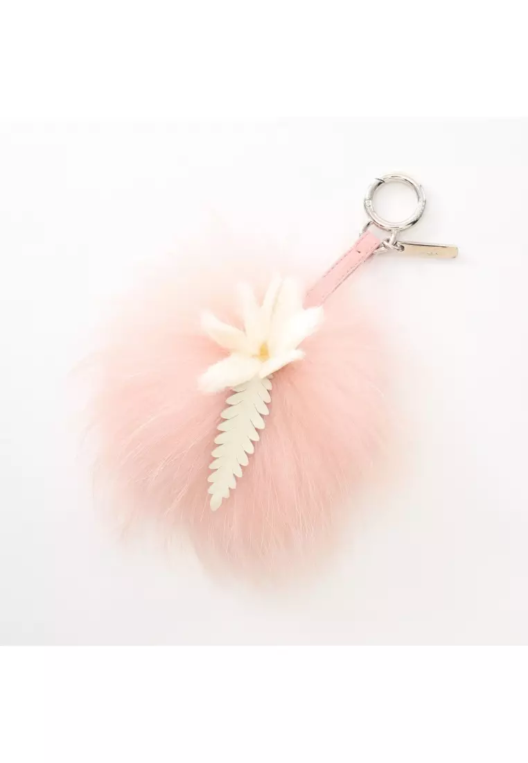 Fox pom hot sale pom keychain