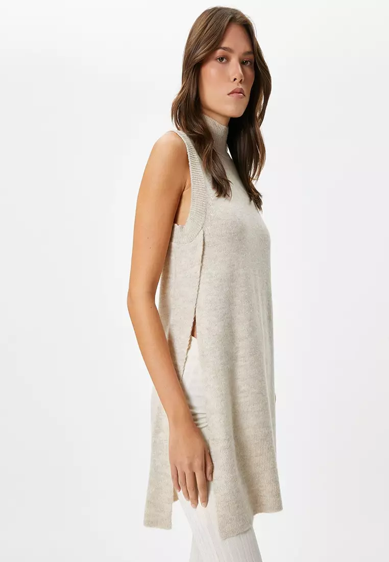 Buy KOTON Knitted Slits Vest Online | ZALORA Malaysia