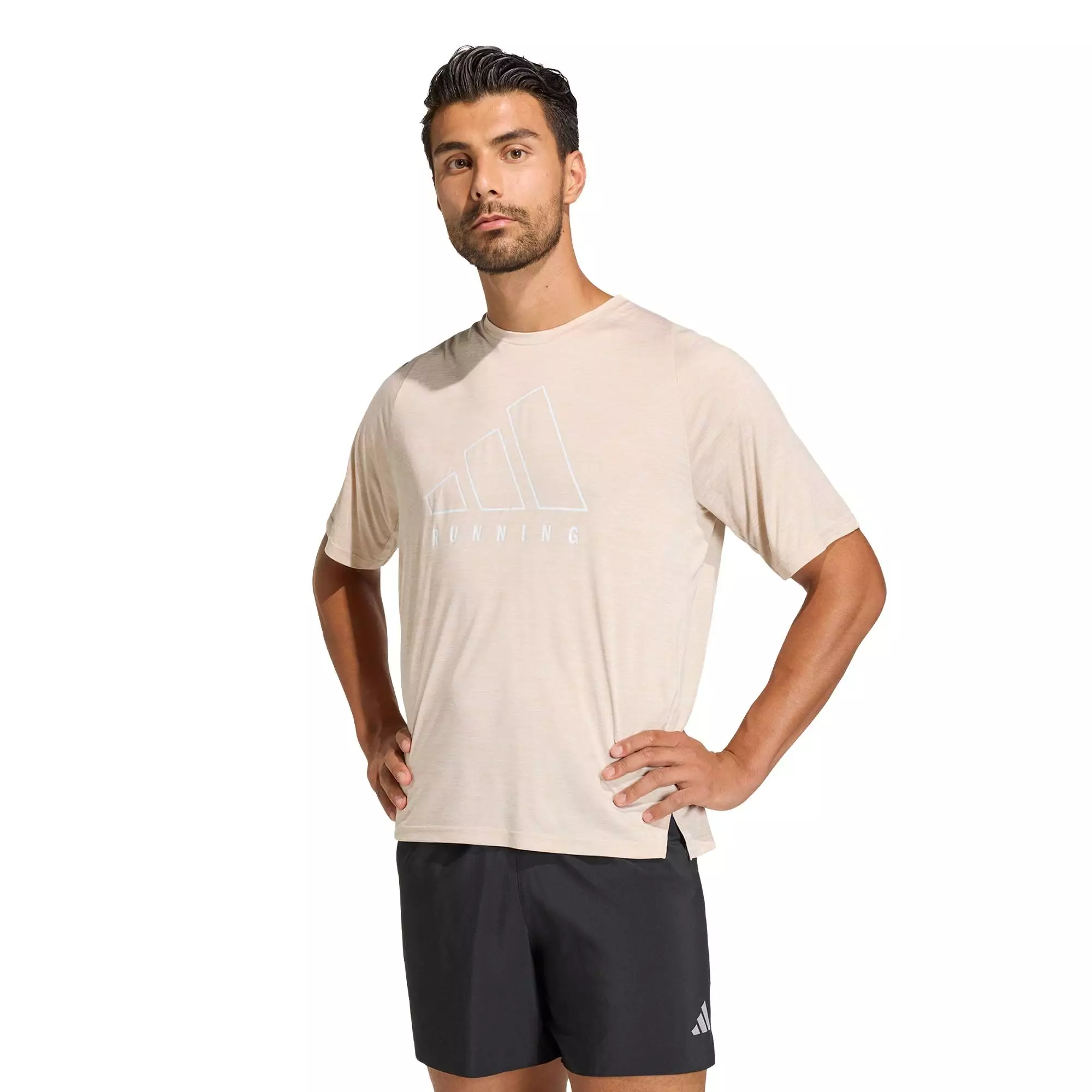 Running adi365 Soft Touch T-Shirt Men Beige KA0313