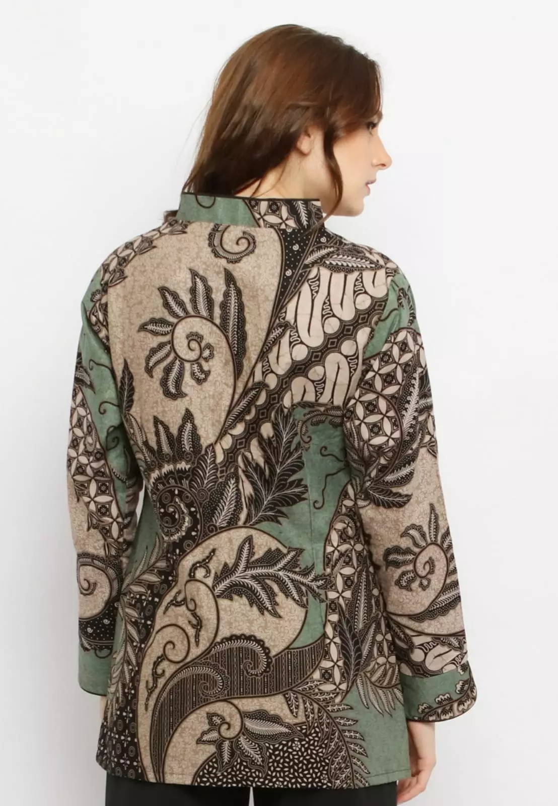 Blouse Batik Wenang Ijo Premium Slimfit Elegant