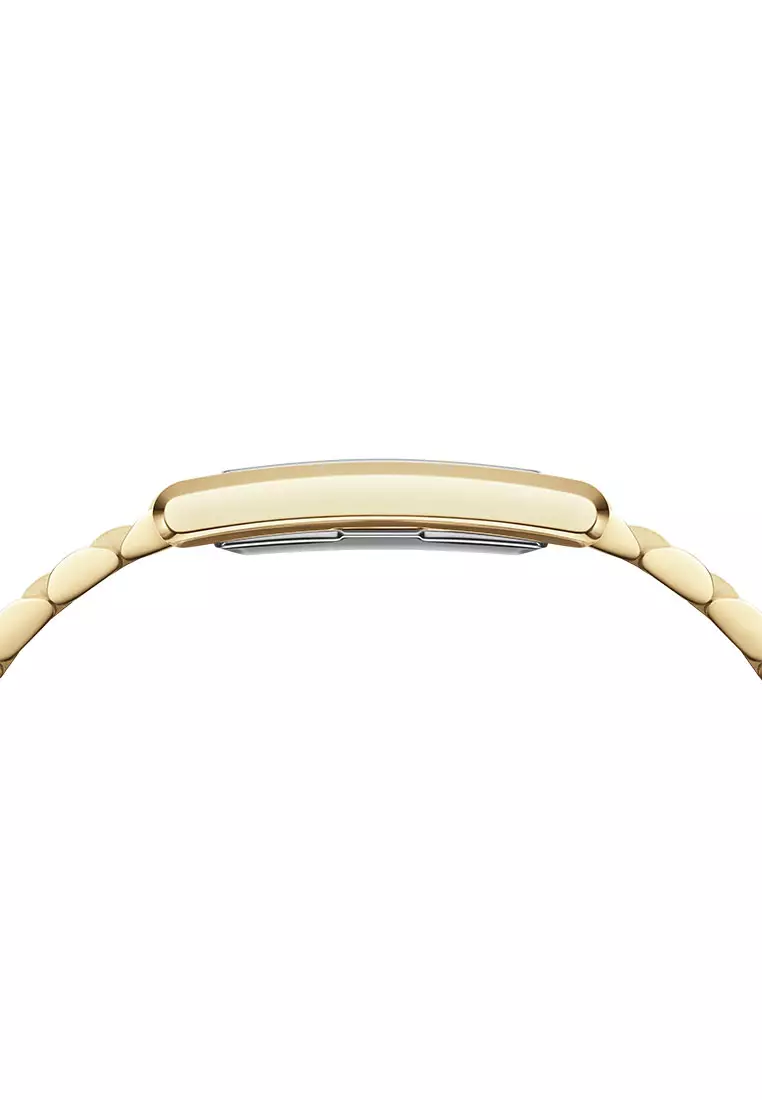 Bound 35x24mm 3-link Gold - WhiteDial - Fashion Watch for men - Stainless Steel Strap WatchDial - Fashion Watch - DW Official - Authentic Jam Tangan lelaki