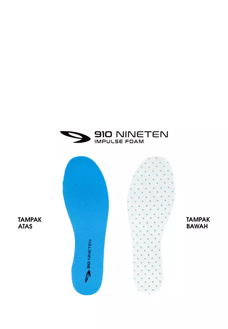 910 Nineten Haze MIRAEIGE Sepatu Lari - PUTIH/BIRU
