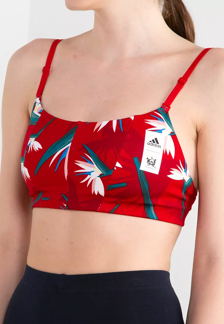 Red hot sale adidas crop