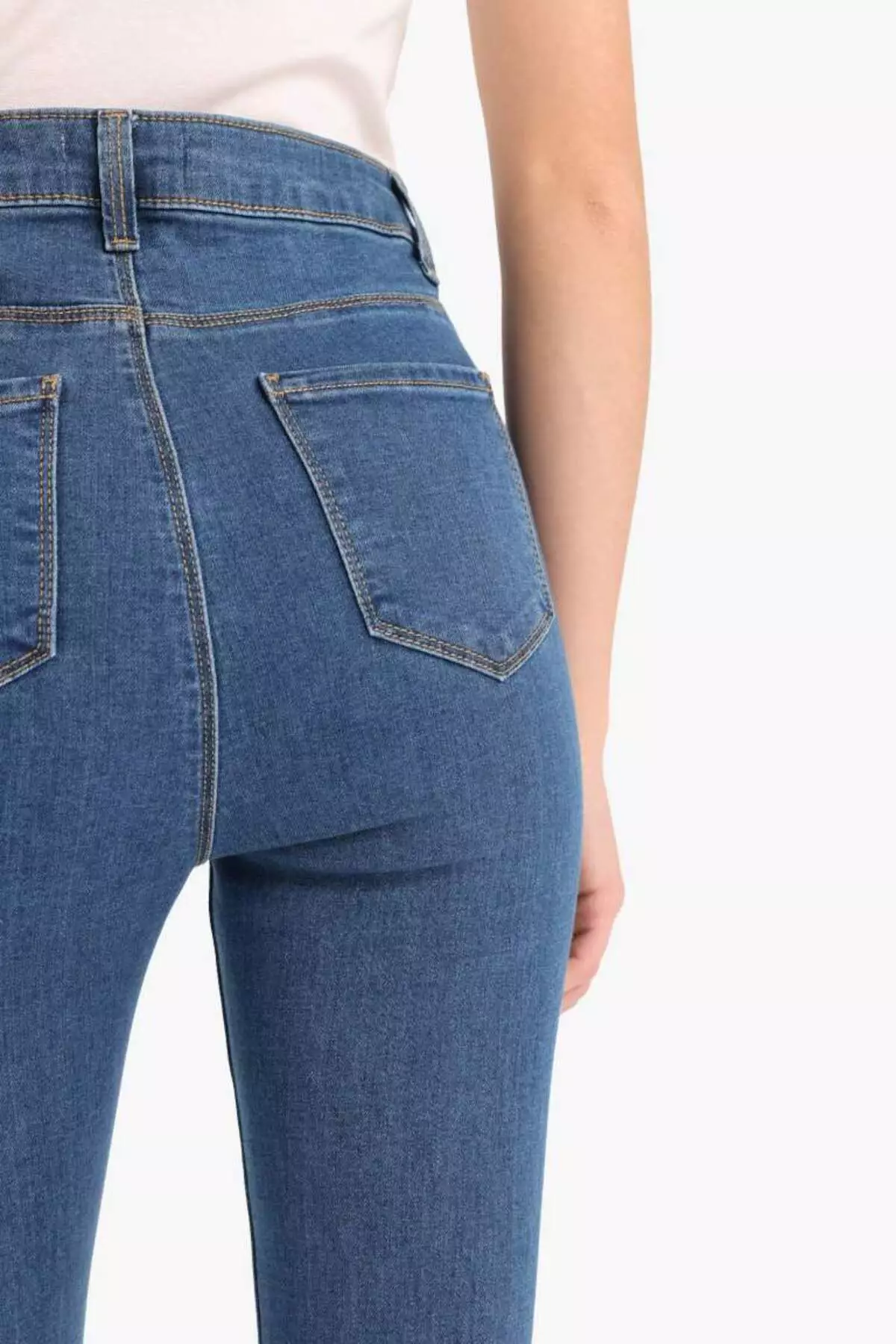 Jeggings High Waist Ankle Length Narrow Leg Basic Straight Jean Pants B7498Ax25Sp