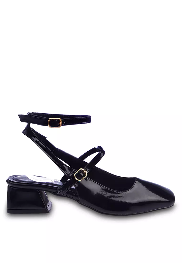 Discount on Trendyol  shoes - SKU: Mary Jane Ankle Strap Square Toe Heels