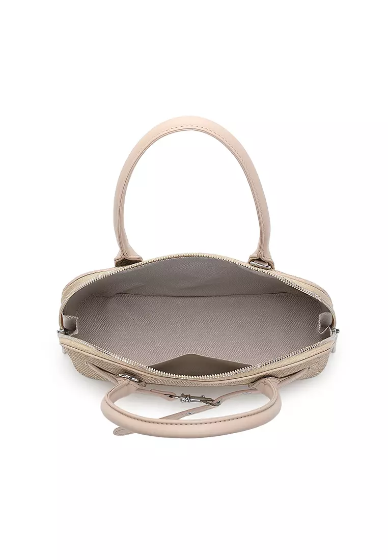 Women's Top Handle Bag / Sling Bag / Crossbody Bag - Khaki