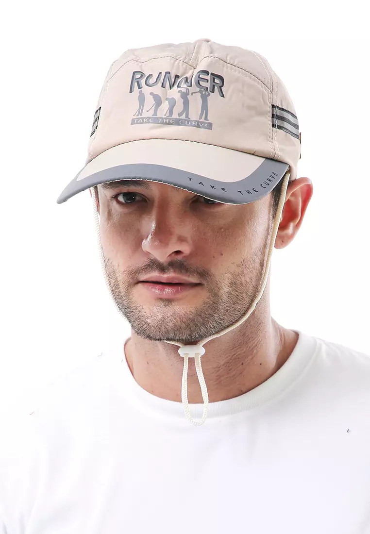 Jahari Topi Baseball Pria Wanita Resizable Strap Sporty Cap Material Polyester ORIGINAL - Khaki