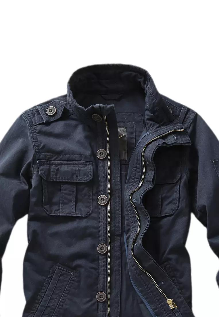 Stand Collar Workwear Jacket QZZ268