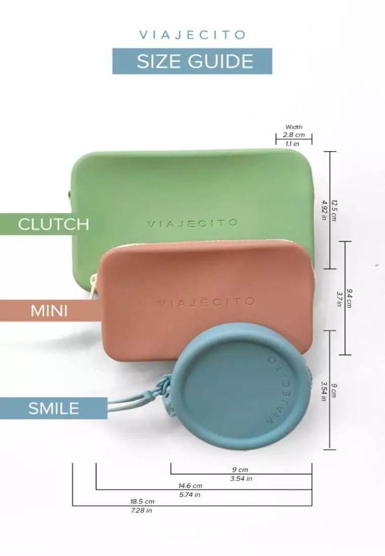 Compact Travel Pouch Mini - Smoke Pink