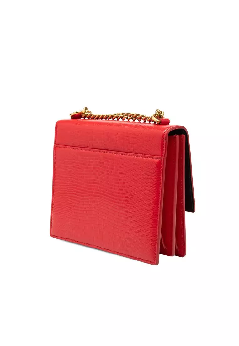 Pre-Loved Balenciaga Embossed Patent Sharp S Chain Shoulder Bag