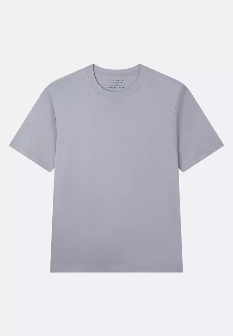 Giordano Men Luxe Touch Regular Fit Mercerized Cotton Short Sleeve T-Shirt