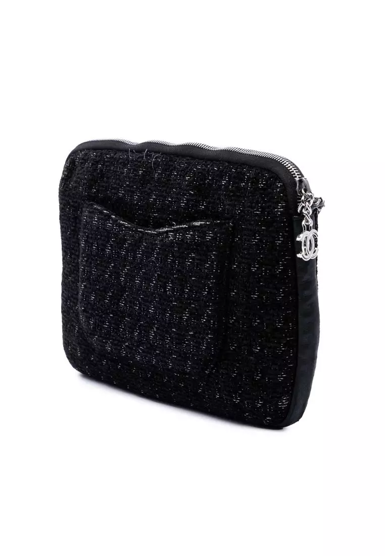 Pre-Loved Chanel Limited Edition Tweed Girl Jacket Clutch On Chain