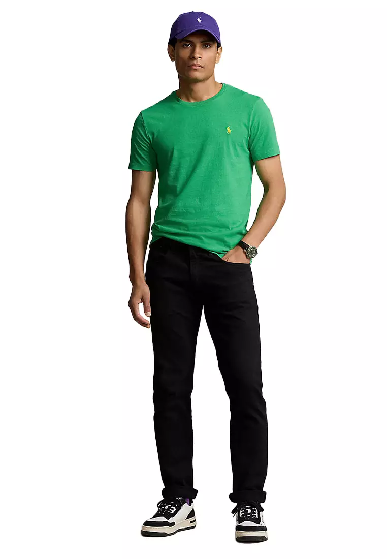 Custom Slim Fit Jersey Crewneck T-Shirt