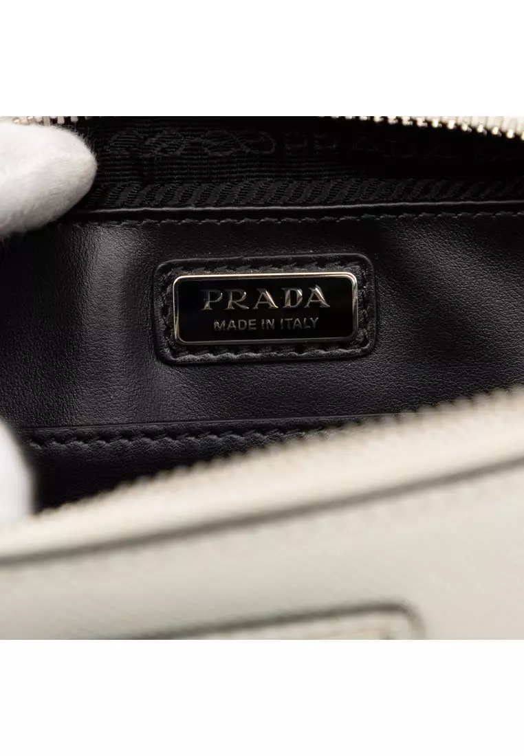 Pre-Loved Prada Saffiano Brique Crossbody