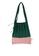 Sunnydaysweety multi Knitted Color Matching Pleated Hand Bag CA072929GRPI 56E17ACD6DE77FGS_1