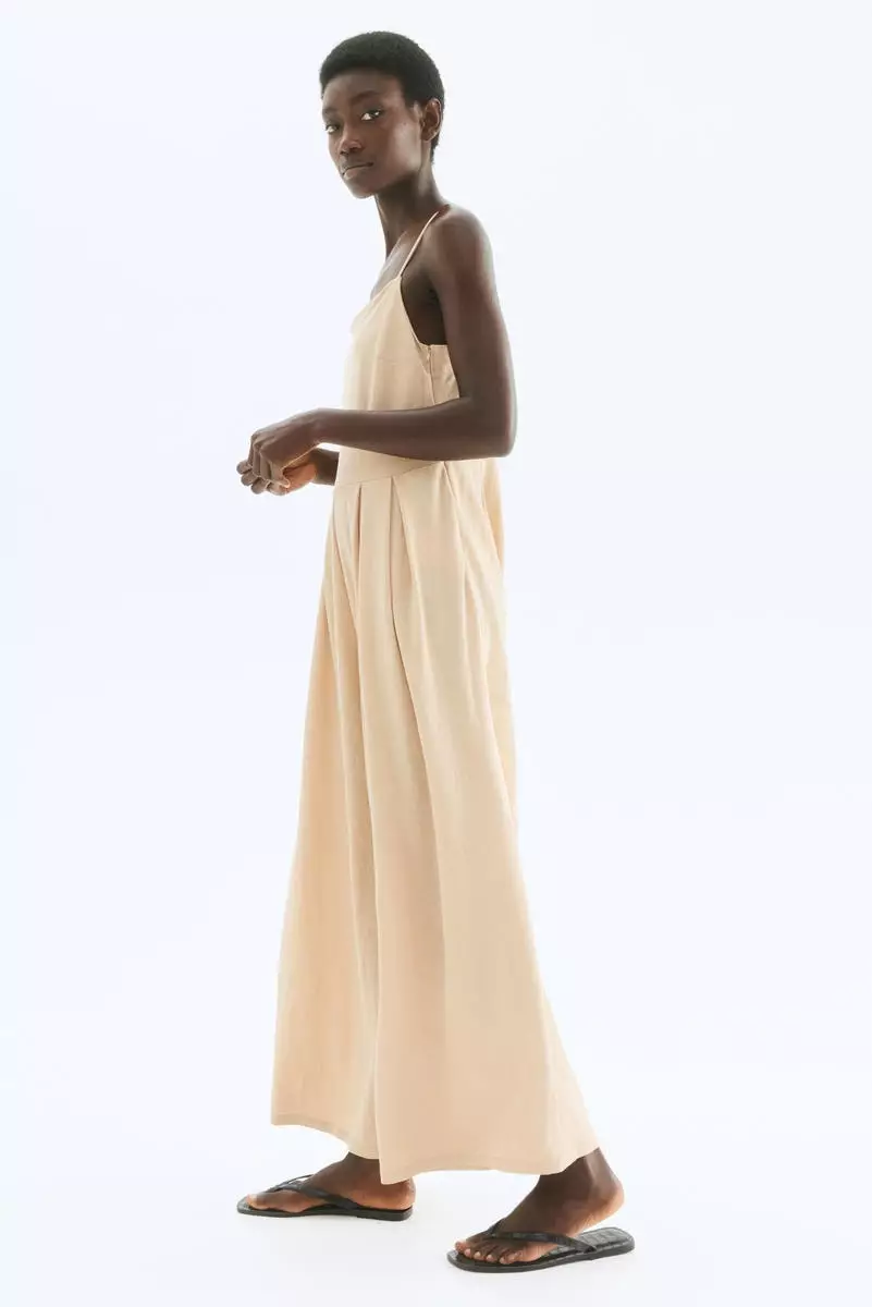 Pleated jumpsuit