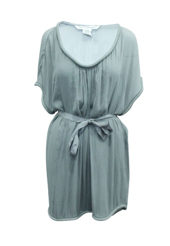 Diane Von Furstenberg grey Pre-Loved diane von furstenberg Light Grey Sol Dress B46A8AAC3FBC03GS_1