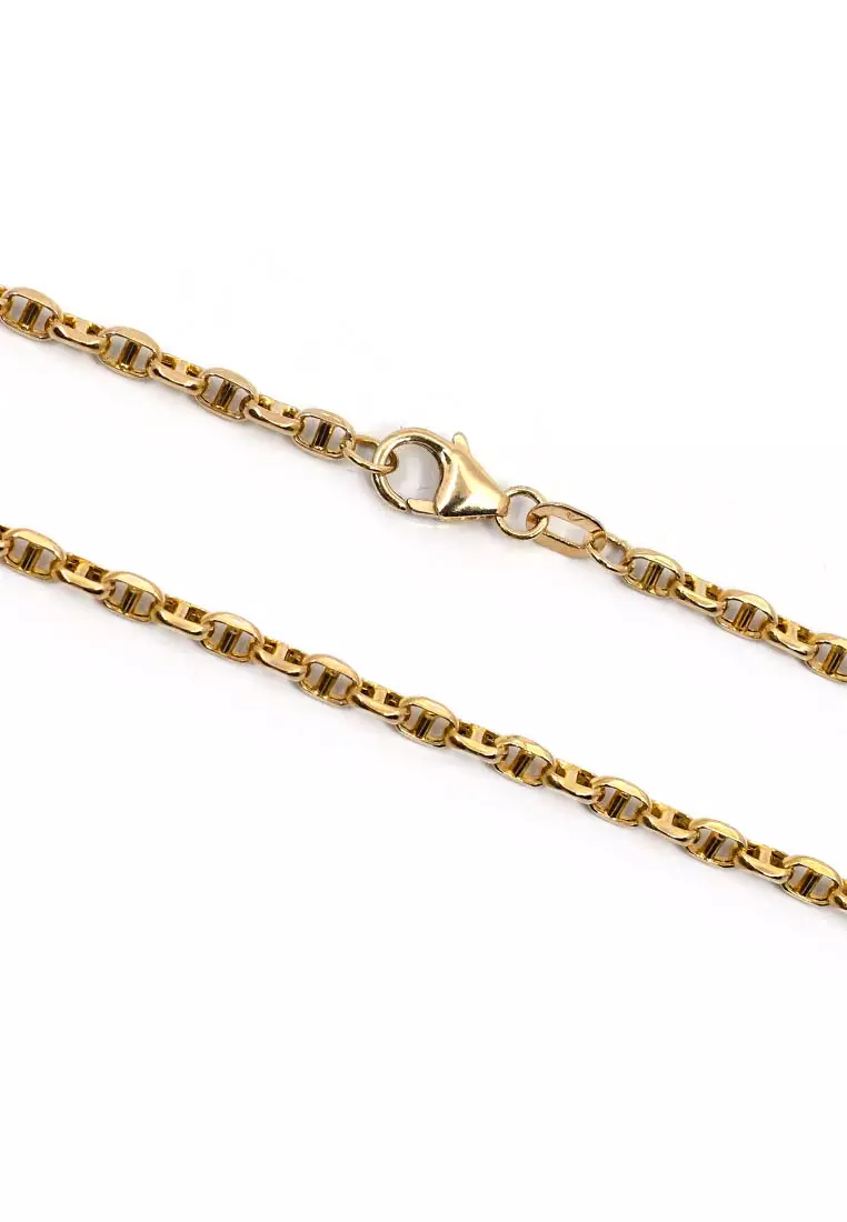 18K Italian Made Yellow Gold Necklace