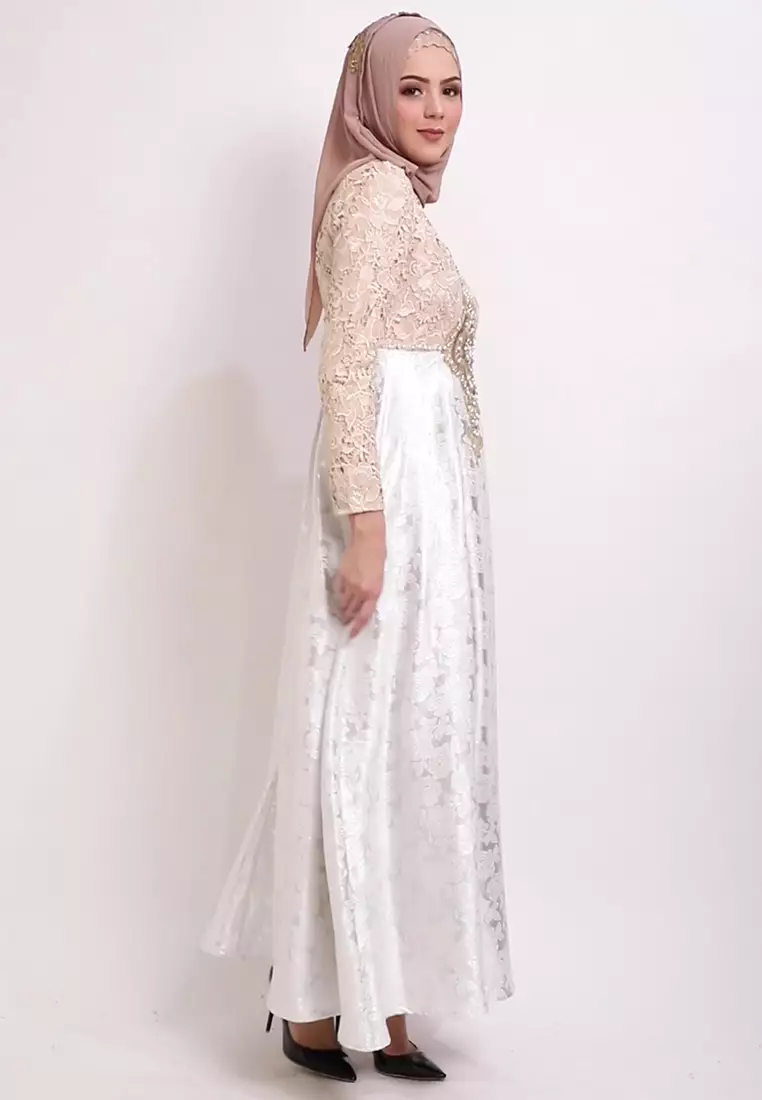 Bibiq Gamis Jacquard Brokat