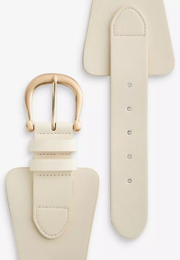 Wide corset outlet style belts