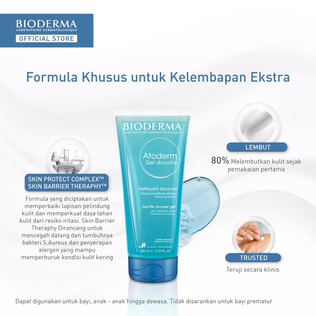 Bioderma Atoderm Shower Gel 100 ml