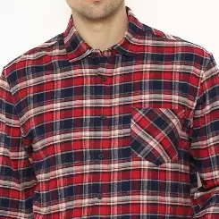 AMK Kemeja Pria Flannel Lengan Panjang SHF RYUU L/S Red