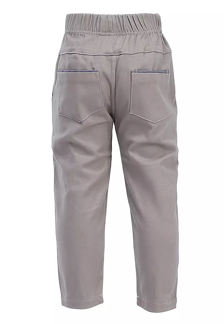 Presleyy Celana Chino Panjang Anak Laki-laki Skinny Pants Stretch Material Cotton Twill ORIGINAL - Cream