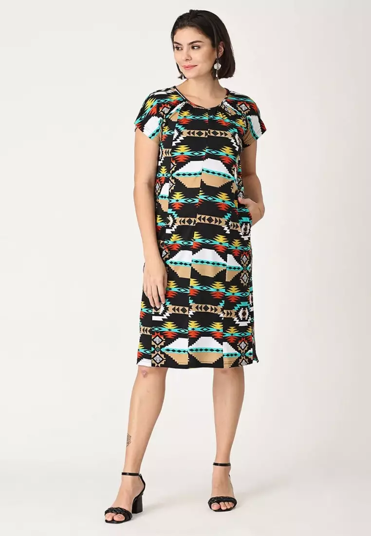 Ecstasy Stretchable Maternity And Nursing Tunic Dress