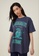 Cotton On navy The Oversized Graphic License Tee 1AE5BAAE80A49DGS_1