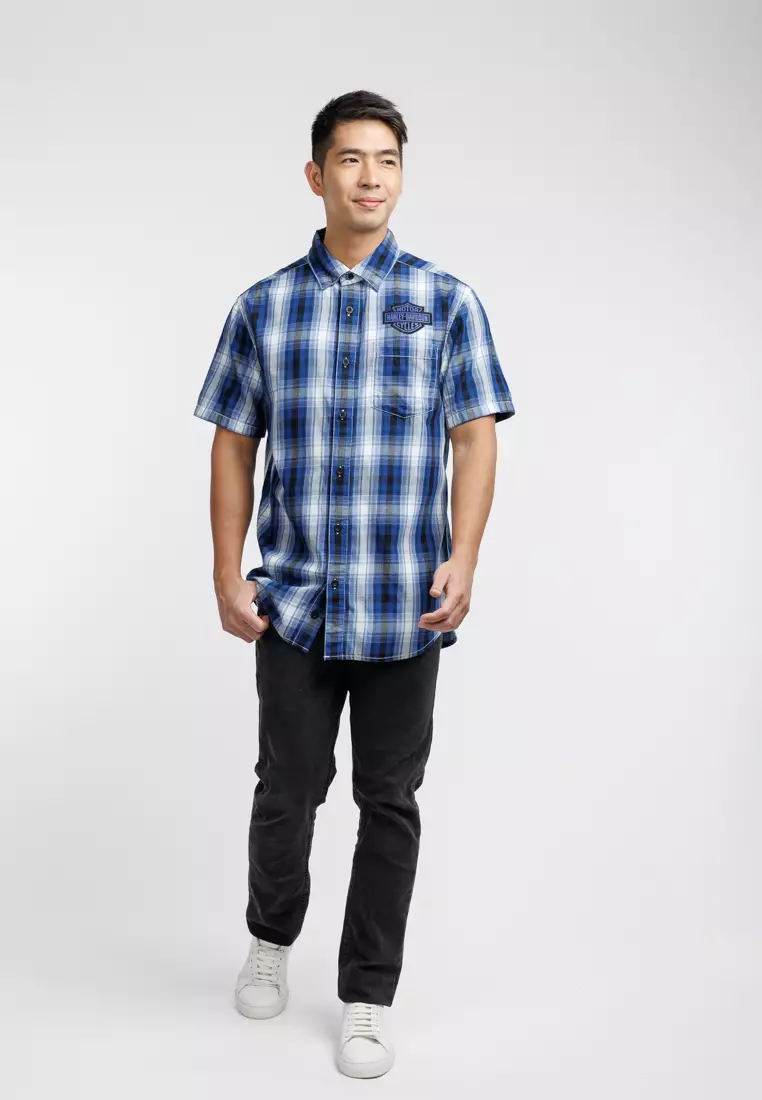 Harley-Davidson Bar & Shield SS Plaid Shirt