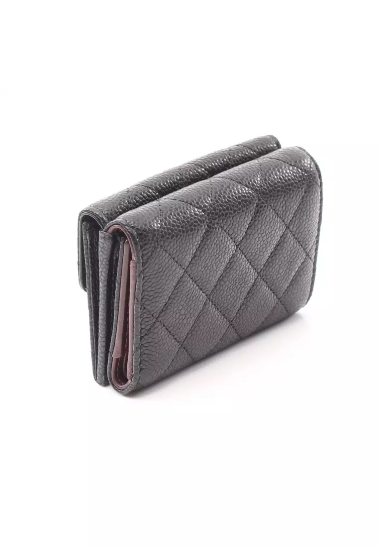 Buy Chanel Pre-loved Chanel classic Small flap wallet matelasse