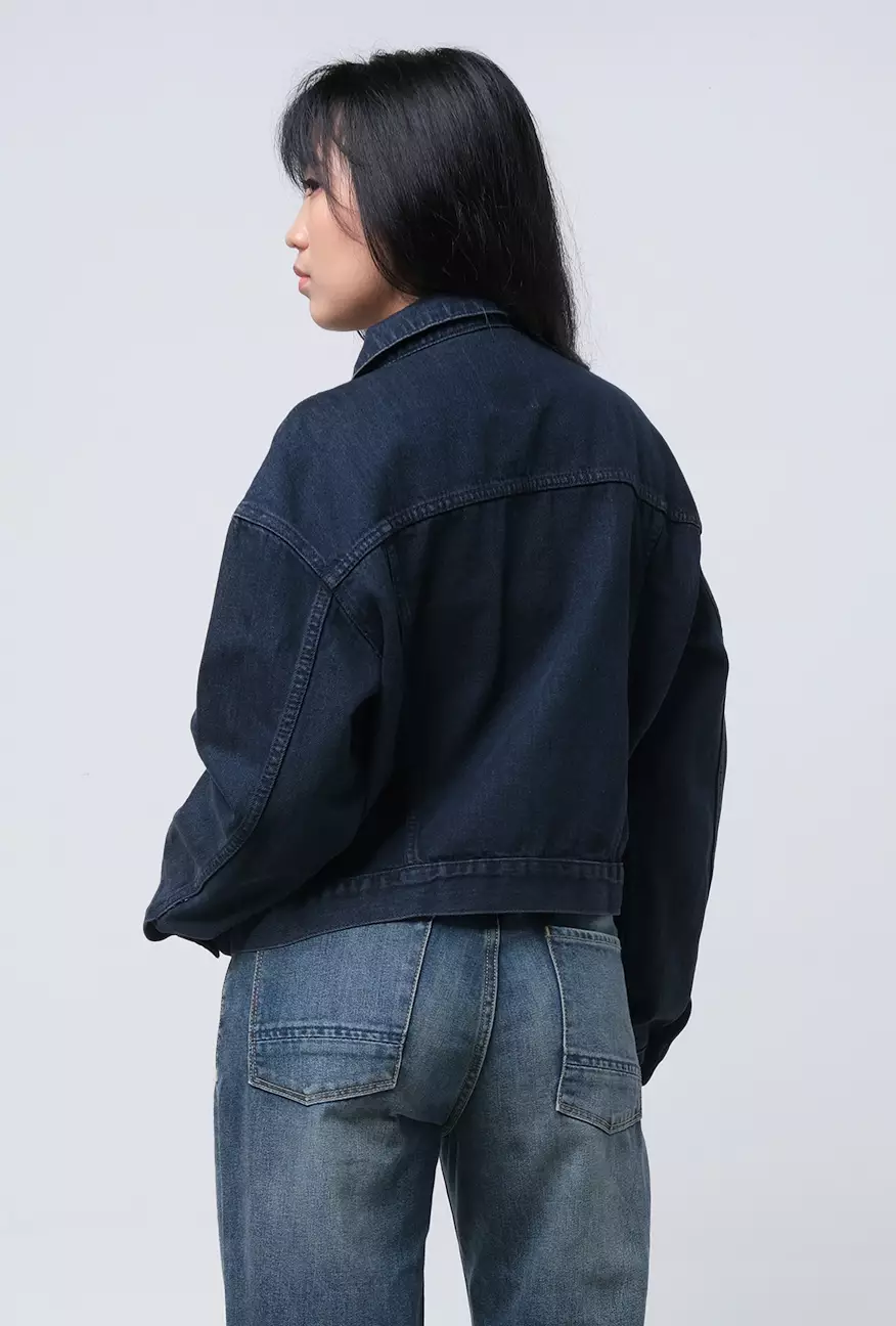 Jaket Wanita New Logo Od Blue