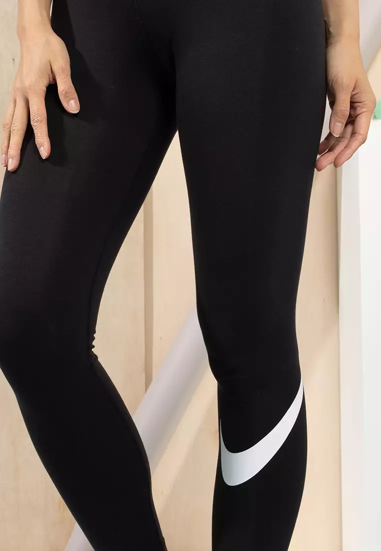 Buy Nike Essential Swoosh Mid-Rise Leggings Online