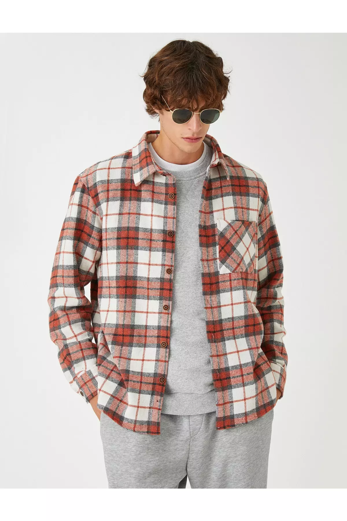 Lumberjack check shirt top