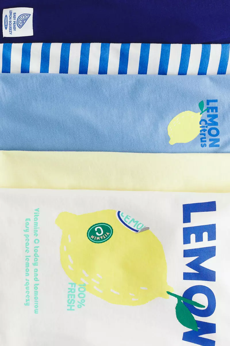 5-pack jersey T-shirts