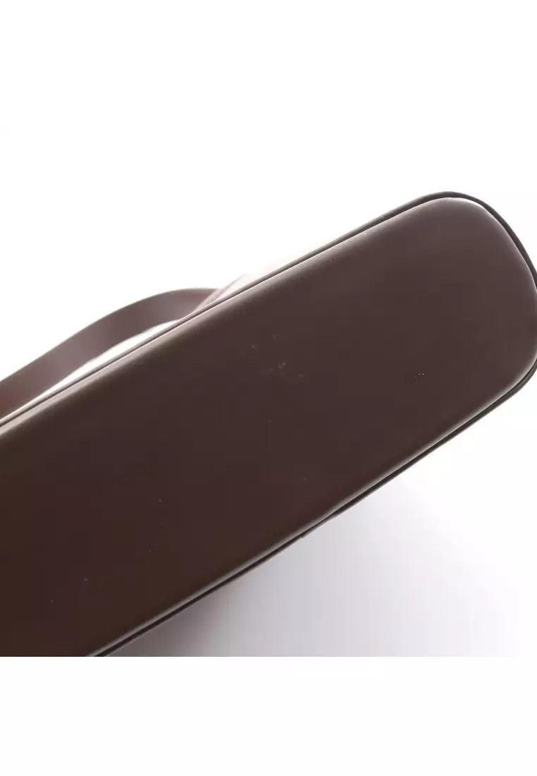 Pre-Loved Louis Vuitton Ipanema GM Damier  ebene Shoulder bag PVC leather Brown