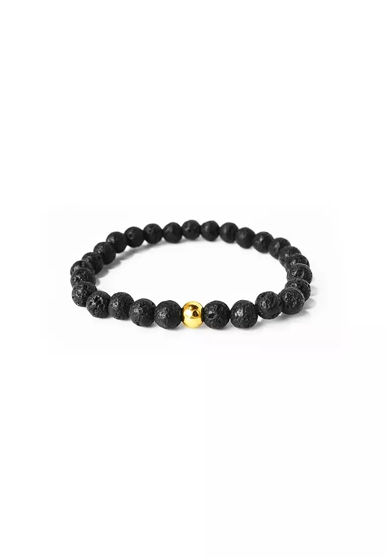 Buy CALYPSO Lava Stone Bracelet 2024 Online | ZALORA Philippines