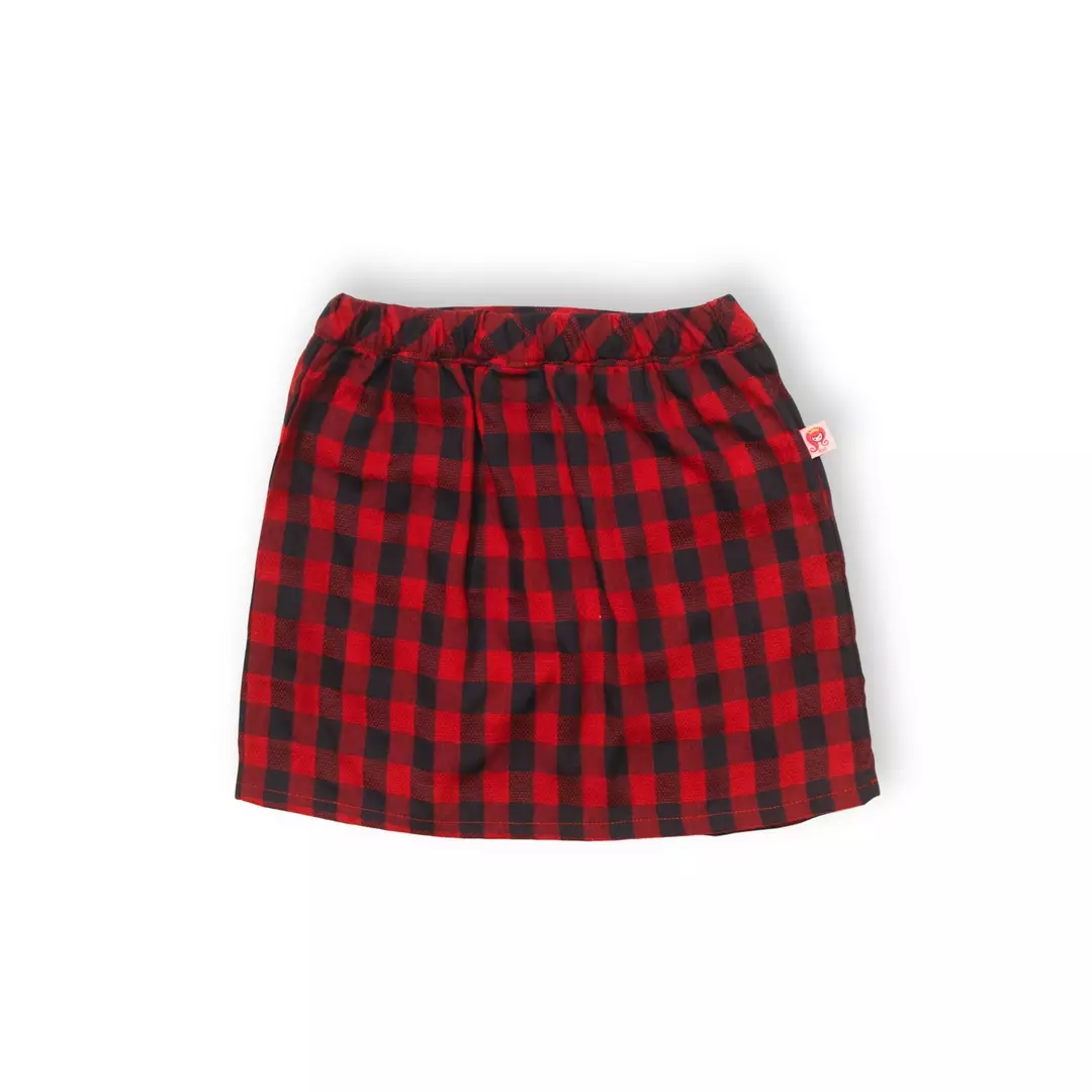 Rok Mini Katun Anak Perempuan Merah/ Mini Cotton Skirt Girl Red/ RJG Cherry Belle