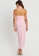 Chancery pink Tomeka Halter Midi Dress 1CF5DAAD2E995FGS_3