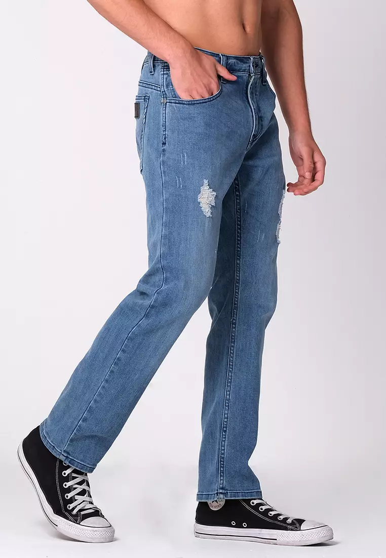 Wrangler Men's Denim Jeans Texas Sim Fit