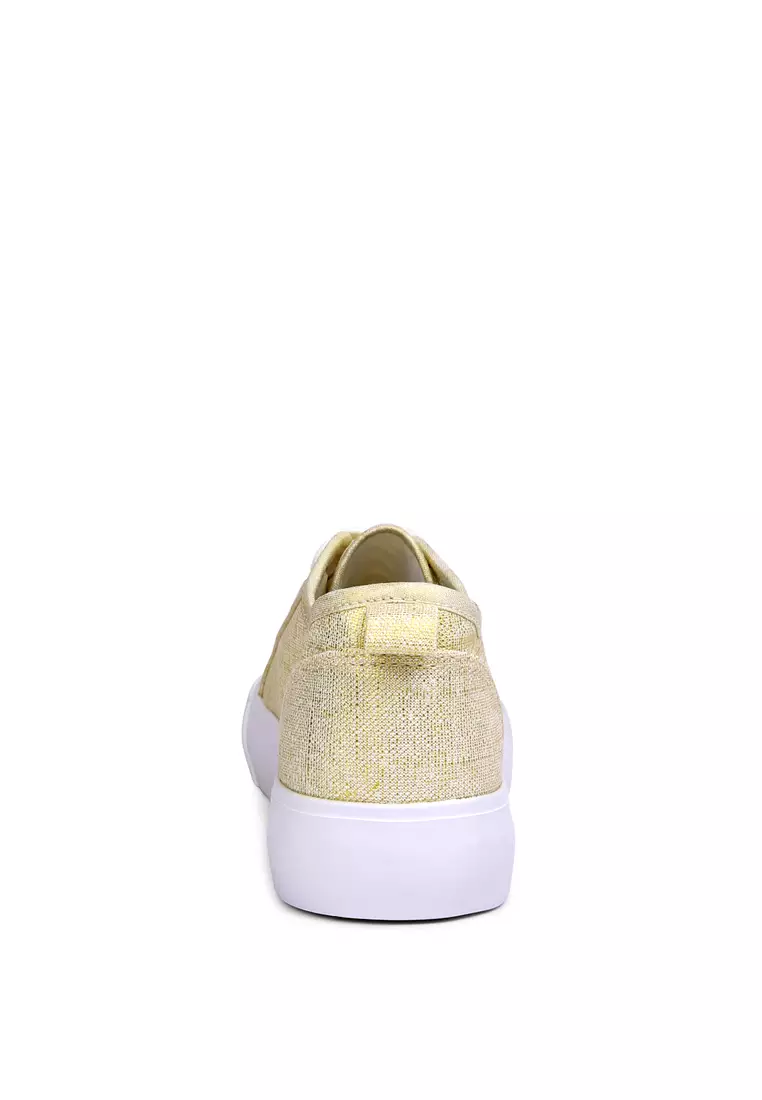Gold platform sneakers outlet