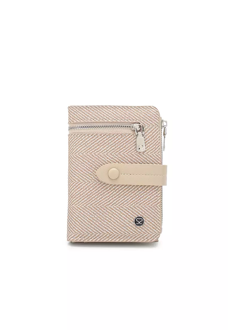 Women's Short Wallet / Purse - Apricot