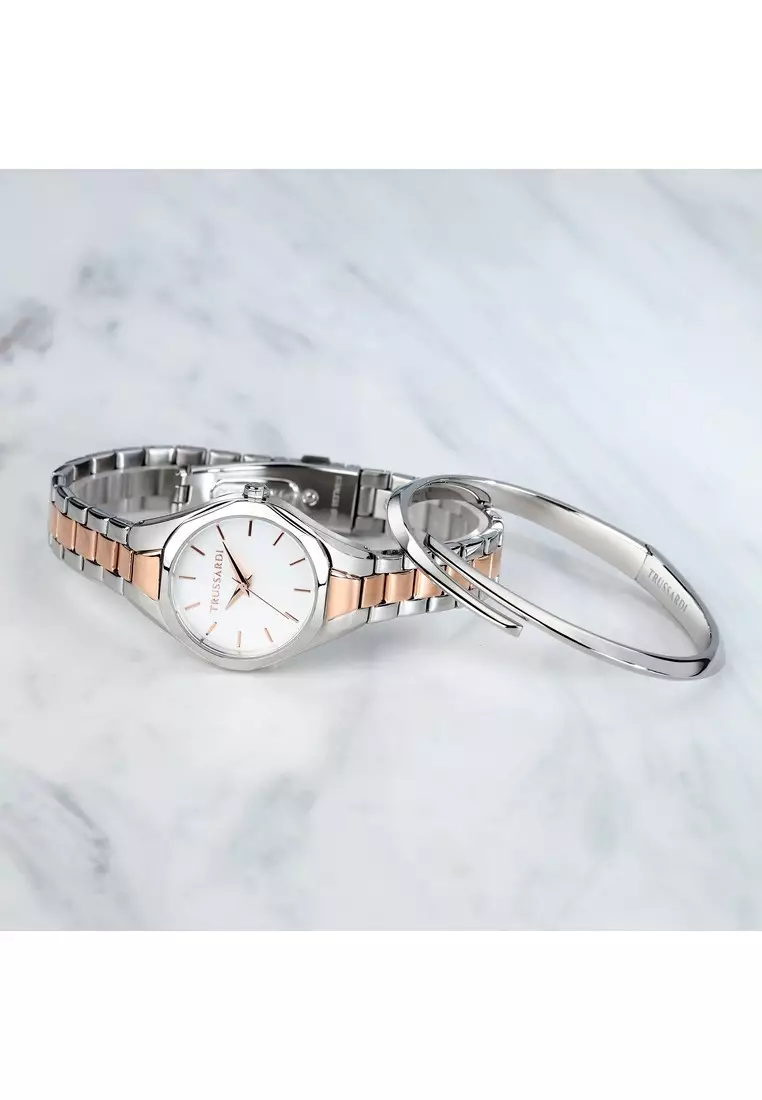 【2 Years Warranty】  Trussardi Metropolitan 30mm Women's Quartz Watches R2453159503