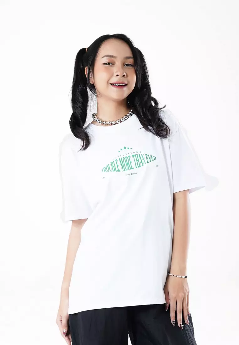 3Second Women's T-Shirt Short Sleeve Cotton OL-C090424